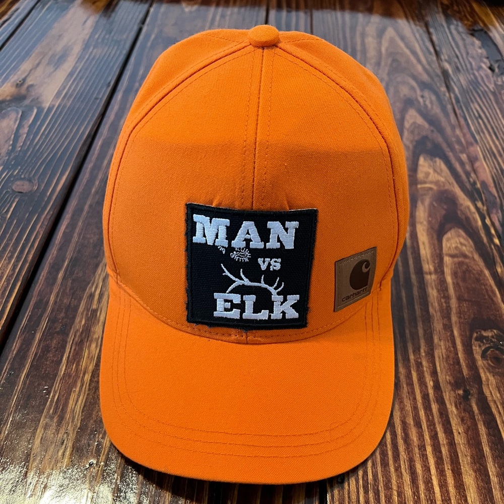 Carhartt Bright Orange Cap with Patch
